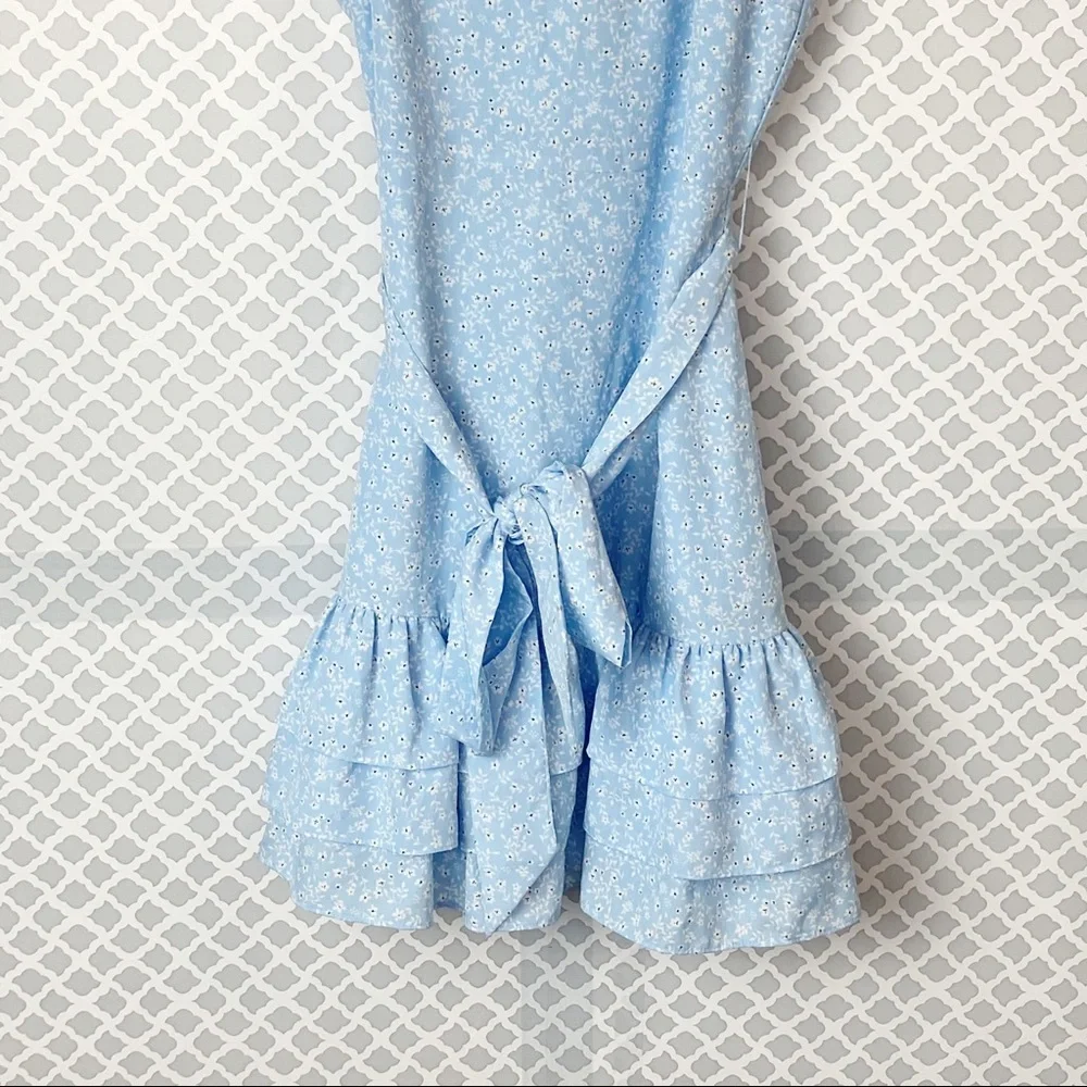 NWT Likely Floral Charlotte Ruffle Trim Mini Dress - Picture 7 of 11